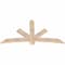 Ekena Millwork Alberta Smooth Timber Gable Bracket, Douglas Fir, 72"W x 39"H x 1 1/2"D x 5 1/2"F, 13/12 Pitch GBW072X39X0206ALB00SDF - alternate 3
